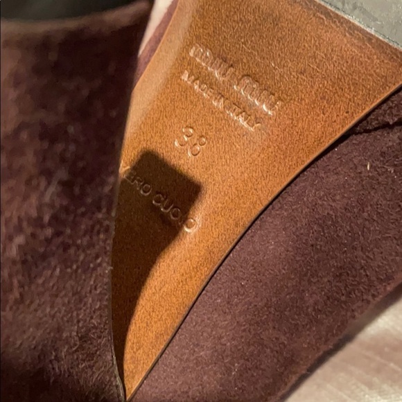 Miu MIU Brown Suede Platform Pumps - Picture 11 of 14